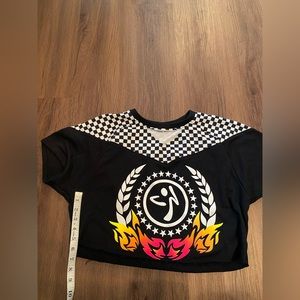 Black Zumba Crop Top